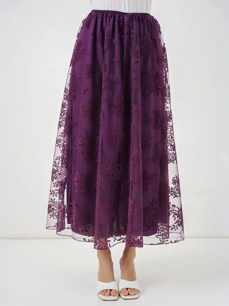 بيغ دارت BDART Floral High Waist Maxi Skirt