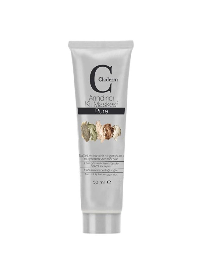 Claderm Pure Natural Clay Face Mask 50ml (Original Products)