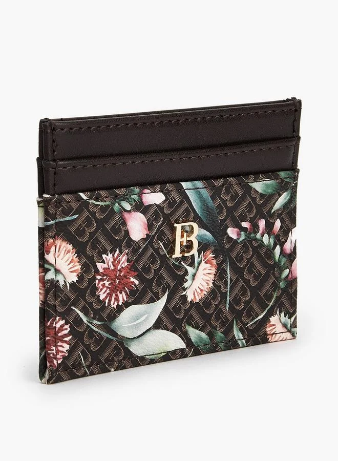 Flora Bella By Shoexpress Flora Bella Monogram Print Card Holder
