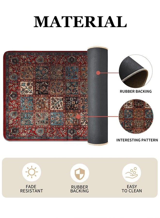 2 PCS Kitchen Floor Mats Rugs Set, Cushion Floor Carpet, Waterproof, Oil Resistant and Anti-Fatigue PU Standing Mat for Kitchen, Floor, Office, Sink, Laundry 45*75CM+45*120CM - Image 4