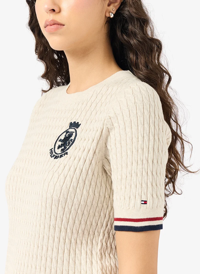 TOMMY HILFIGER Graphic Crew Neck Sweater