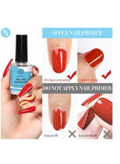 Born Pretty BORN PRETTY Natural Nail Prep Dehydrate and Bond Primer Acid-Free,15ml Dehydrator for Acrylic and Gel Nail Polish, Non Acid Primer for UV Gels Fast Dry Superior Bonding Agent Gift Box Set  - Image 3