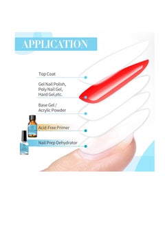 Born Pretty BORN PRETTY Natural Nail Prep Dehydrate and Bond Primer Acid-Free,15ml Dehydrator for Acrylic and Gel Nail Polish, Non Acid Primer for UV Gels Fast Dry Superior Bonding Agent Gift Box Set  - Image 4