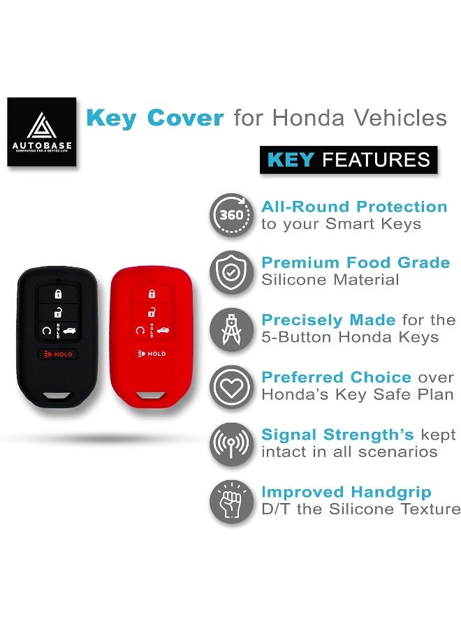 Autobase Silicone Key Fob Cover for Honda - Image 3