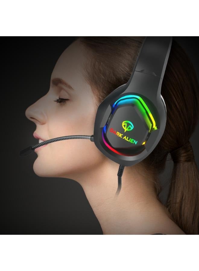 Wired Over-Ear Gaming Headsets With Mic For PS4/PS5/XOne/XSeries/NSwitch/PC(Blue)  - Image 5