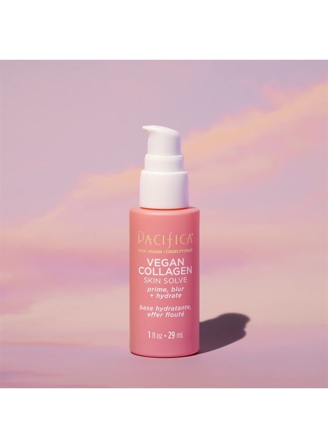 Pacifica Beauty, Vegan Collagen Skin Solve Makeup Primer, Primes, Blurs & Hydrates Skin, Made with Hyaluronic Acid & Caffeine for Smooth Radiant Skin, Silicone and Cruelty Free, White - Image 2