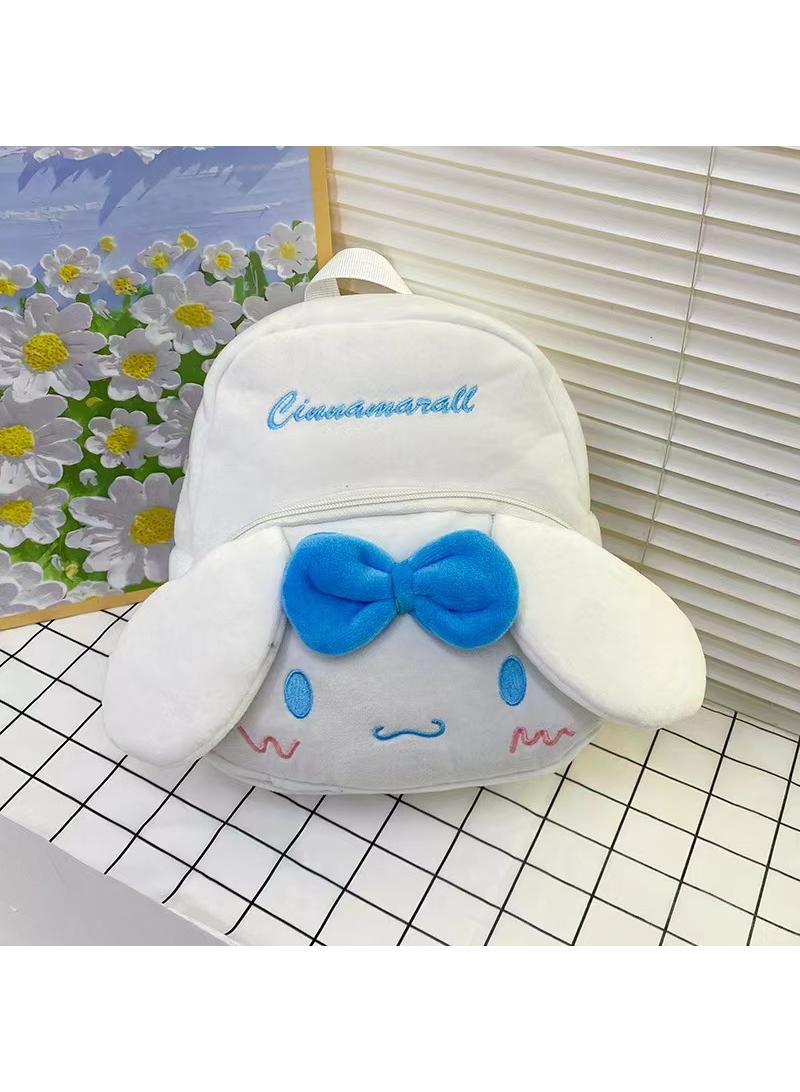 نيبمينينت Cinnamoroll Plush School Backpack Kindergarten White  - Image 1