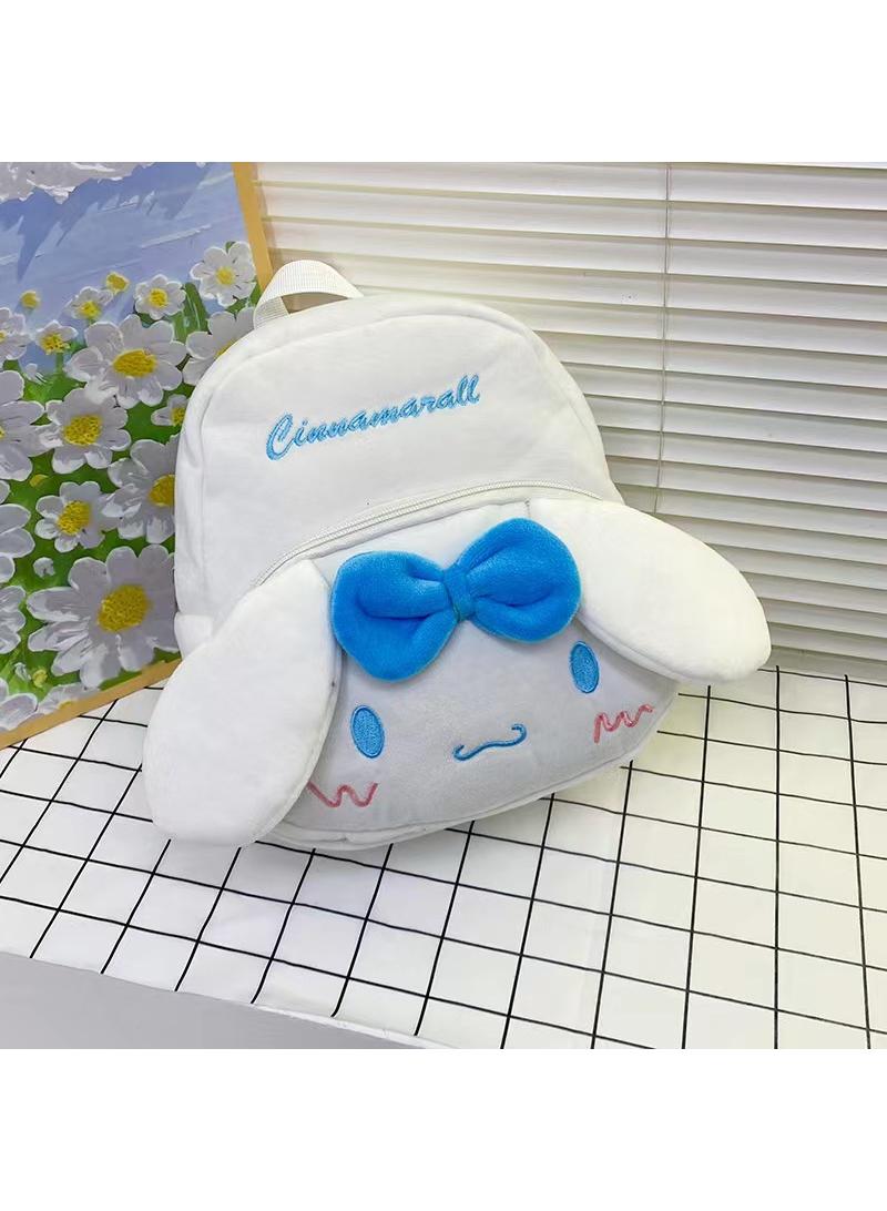 نيبمينينت Cinnamoroll Plush School Backpack Kindergarten White  - Image 4