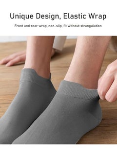 GUDOO 3 Pairs Men's Low Cut Athletic Socks 100% Cotton Sports Comfort Cushion Sports Socks Comfort Fit Breathable Sweat-Absorptive Odor-Resistant Socks  - Image 3