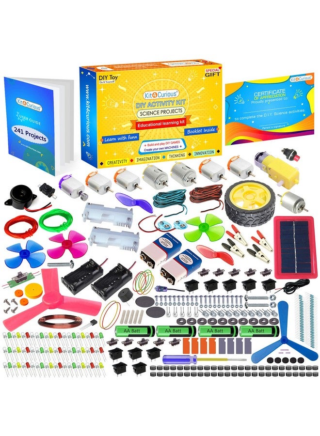 Kit4Curious® Science & Fun DIY activity learning educational STEM toy for 7+ years - tinkering, experiment, school project, innovation kit - Image 1