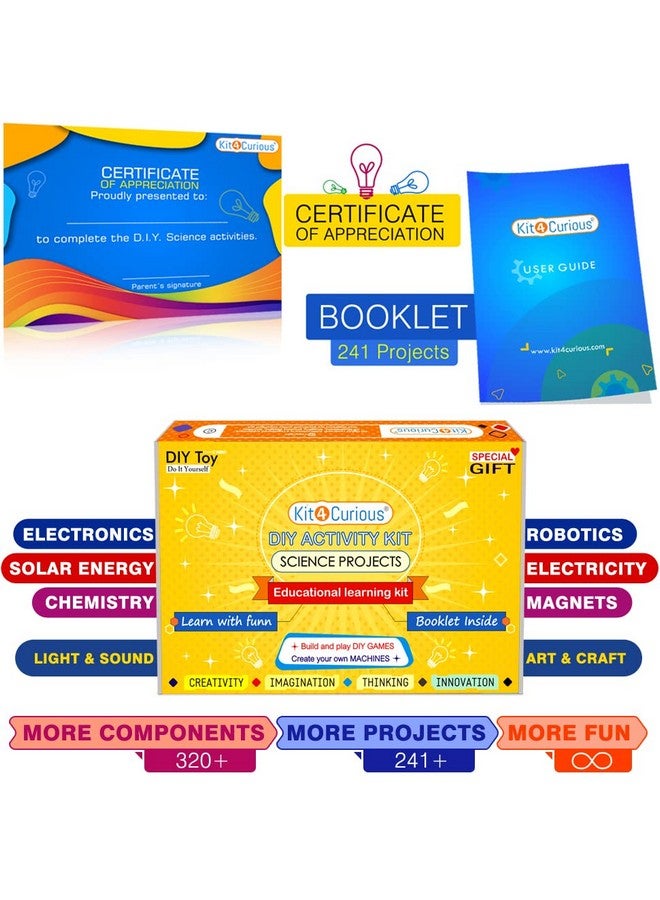 Kit4Curious® Science & Fun DIY activity learning educational STEM toy for 7+ years - tinkering, experiment, school project, innovation kit - Image 2