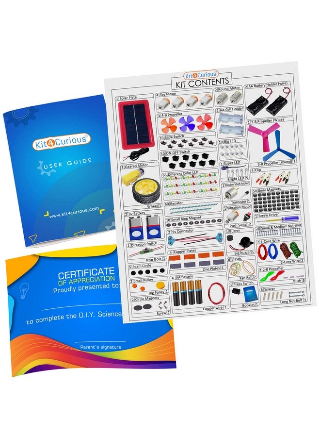 Kit4Curious® Science & Fun DIY activity learning educational STEM toy for 7+ years - tinkering, experiment, school project, innovation kit - Image 5