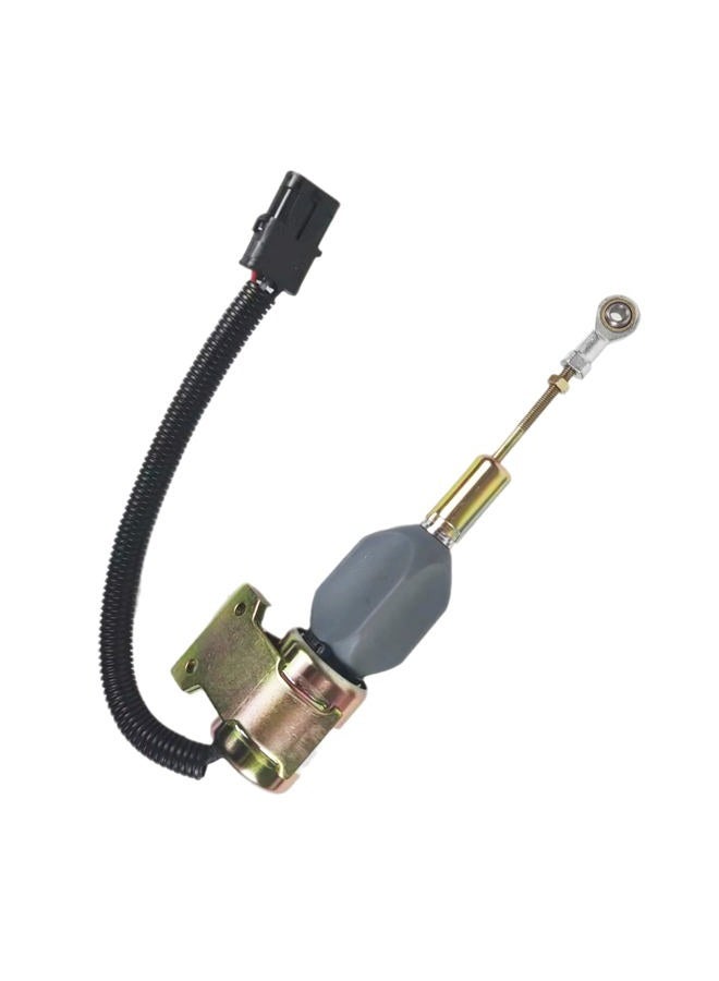 RABROPAR Fuel Shut Off 12V Solenoid Compatible With Cummins 3932529 3939700 3930658 3935431 SA-4756-12 SA-4891-12 J932529 - Image 1