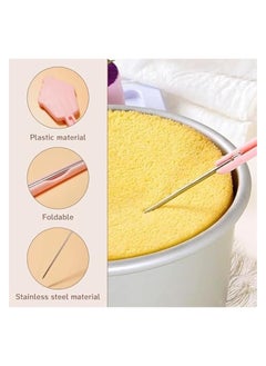 erorex Cake Test Pin (4pcs) Baking Testing Probe Cake Testing Picks Cake Doneness Tester Bread Testing Sticks Stainless Steel Kitchen Tools Cake Bread Biscuit  - Image 4