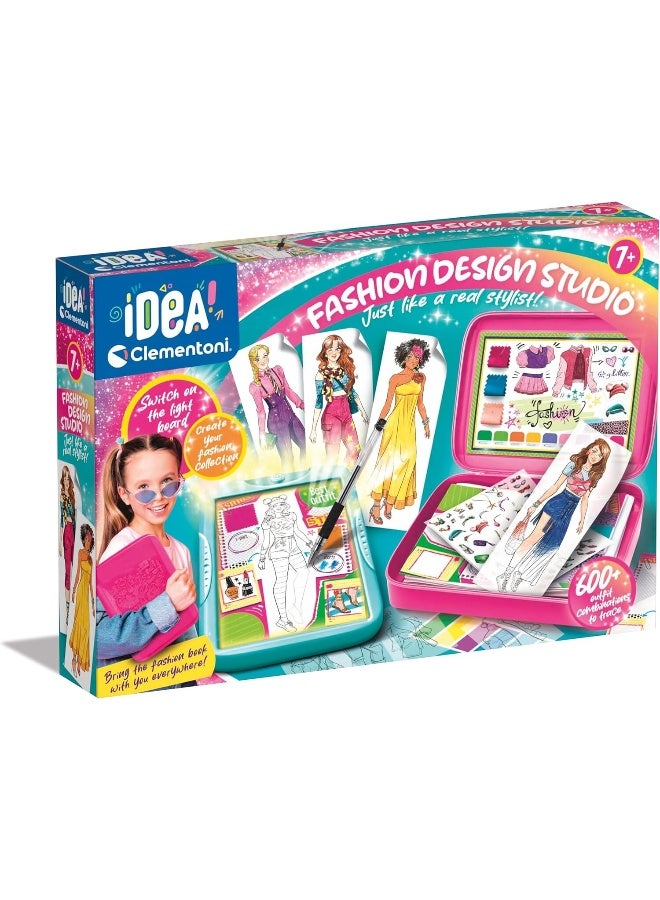 Clementoni Idea Fashion Design Studio Battery Operated | Do it Yourself | DIY Craft Kit | Educational & Learning | Creative Gift for Kids and Adults - Image 1