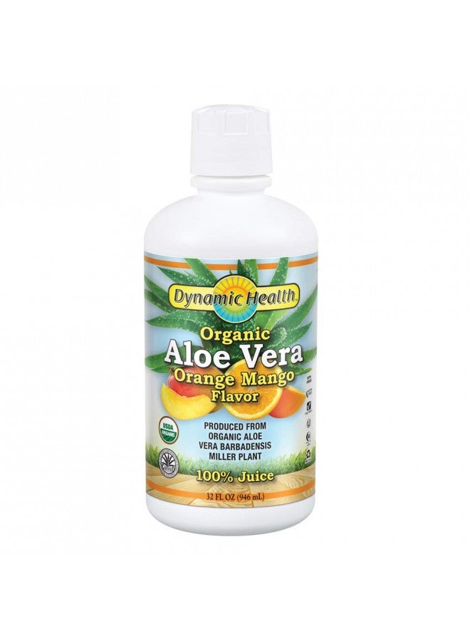 Dynamic Health Dynamic Health Organic Aloe Vera Juice, Orange Mango Flavor | No Added Sugar, Artificial Color Or Sweeteners, No Gluten Or Bpa | 32Oz, 8Serv - Image 5