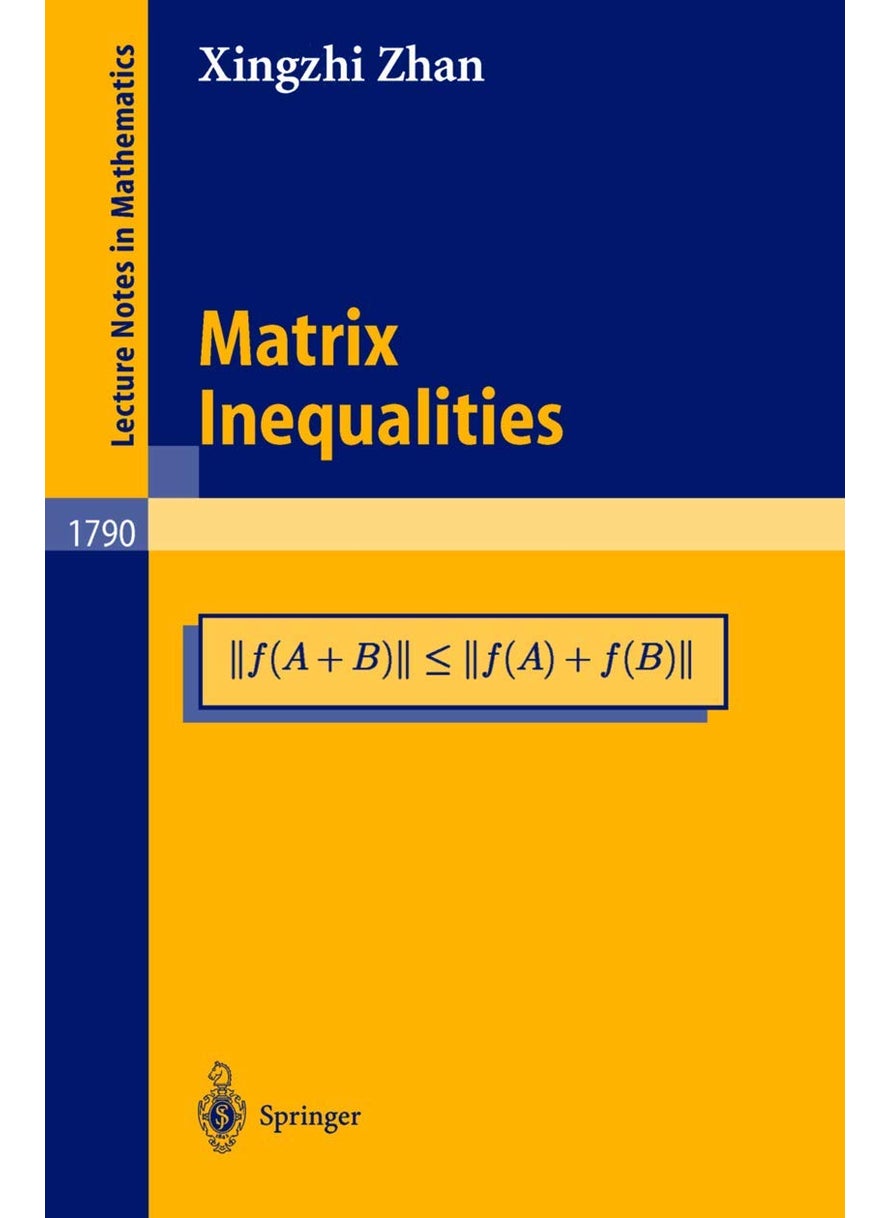 Matrix Inequalities 
