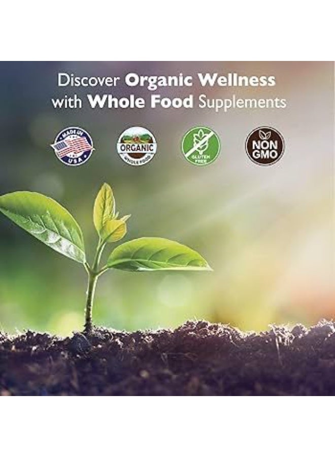 Organic Earth Men’S Daily Multivitamins with Organic Guava, Broccoli & Kelp  (60 Capsules) - Image 4