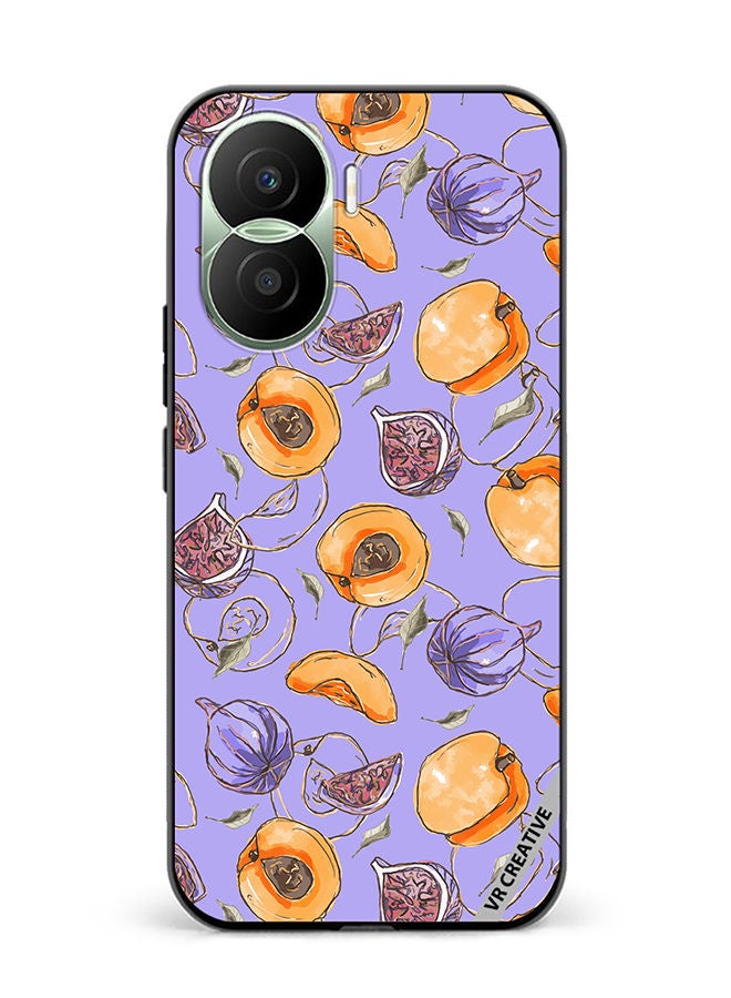 VR CREATIVE Protective Case Cover For Honor Play7T Pro Louryxappricot Design Multicolour - Image 1