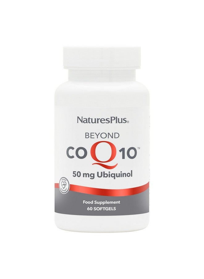 Natures Plus NaturesPlus Beyond CoQ10 50 mg - 60 Softgels - Provides High-Strength Ubiquinol - Supports Overall Well-Being - 60 Servings