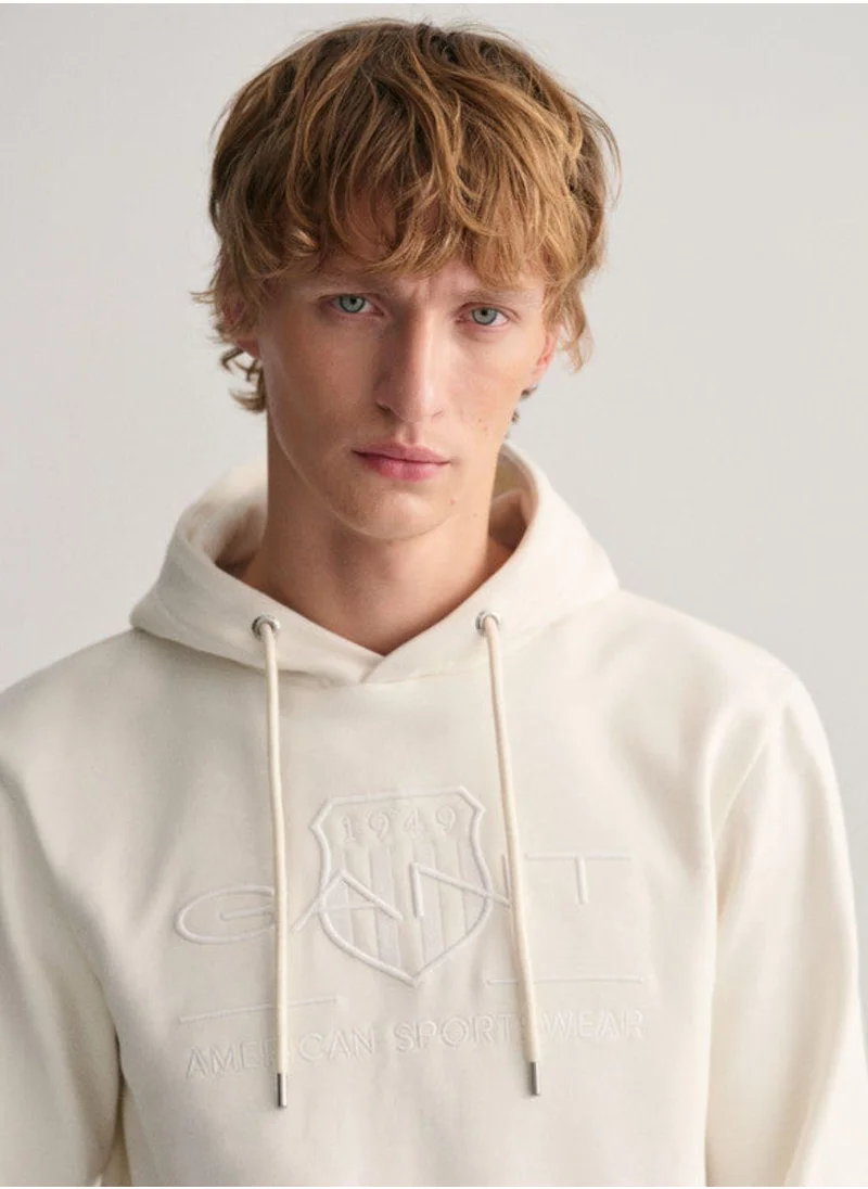 GANT Gant Tonal Shield Hoodie