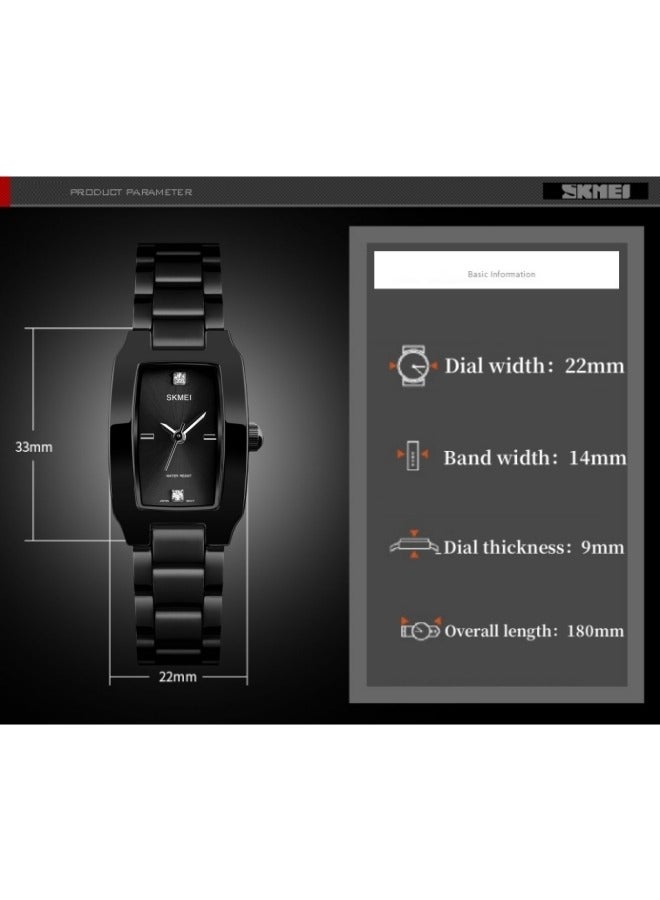 SKMEI Women's Quartz Watch - 33 mm - black  - Image 2