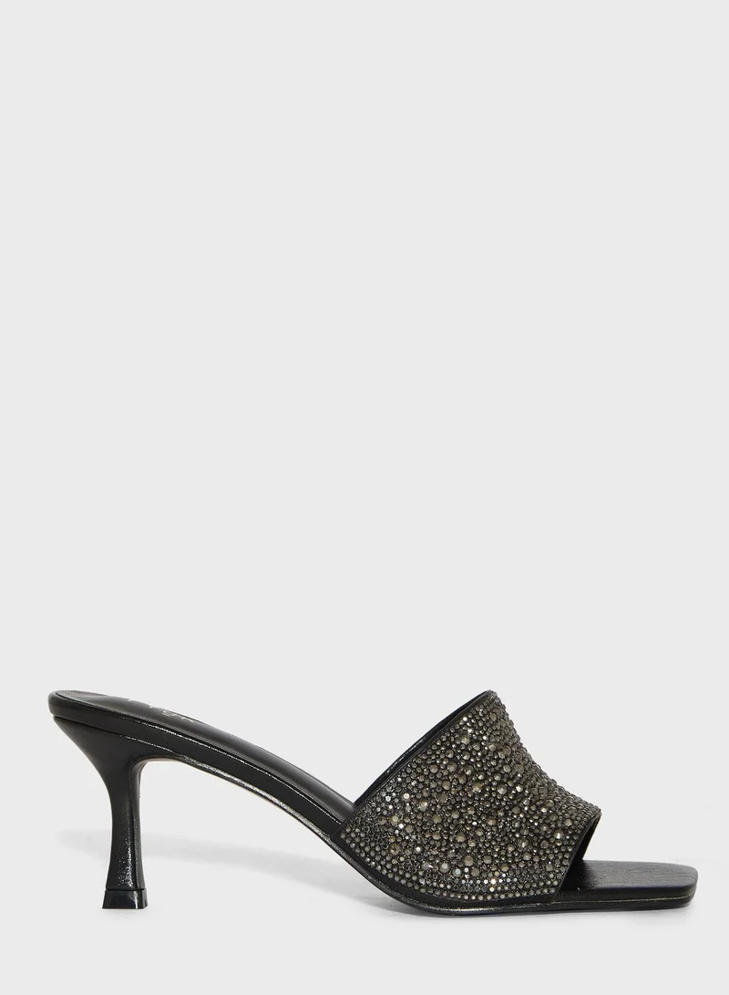 FYOR One Strap Mid Heel Sandals