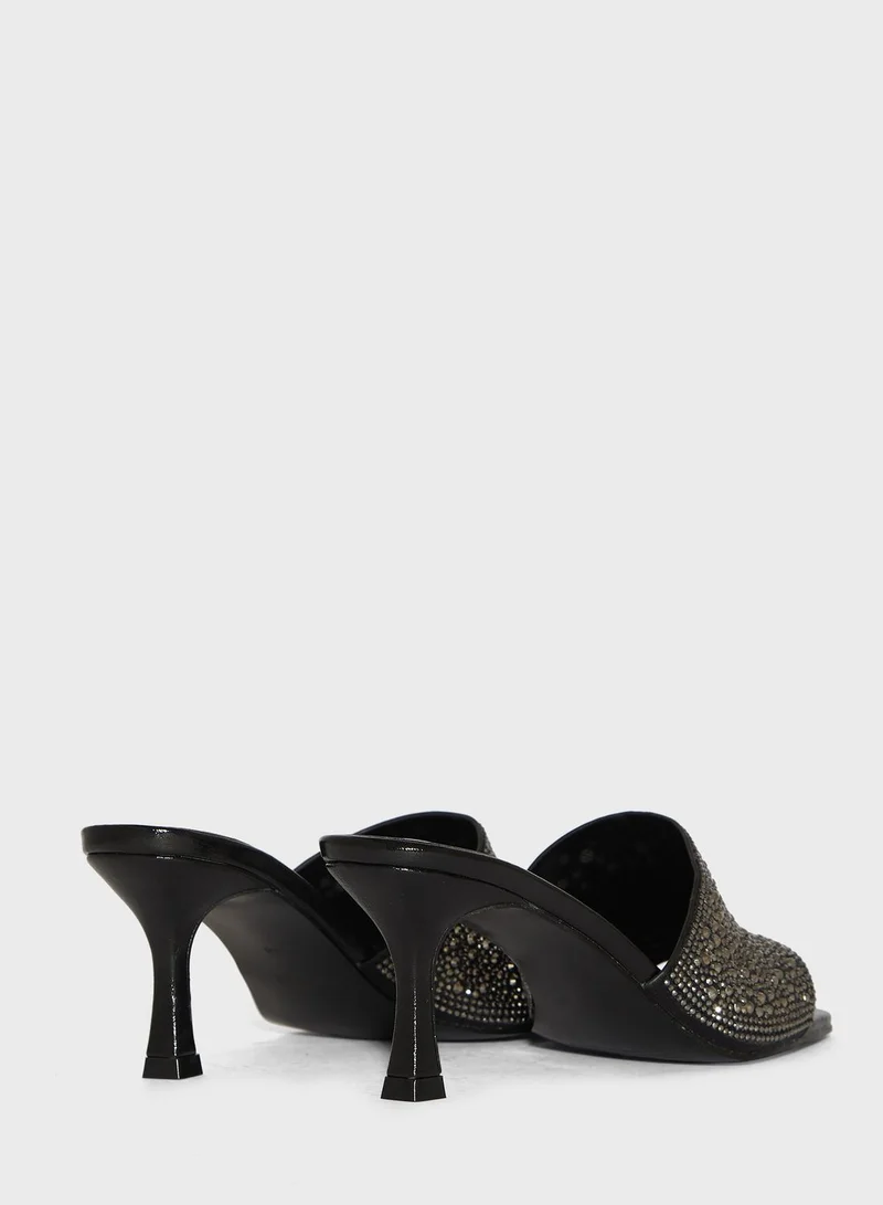 FYOR One Strap Mid Heel Sandals