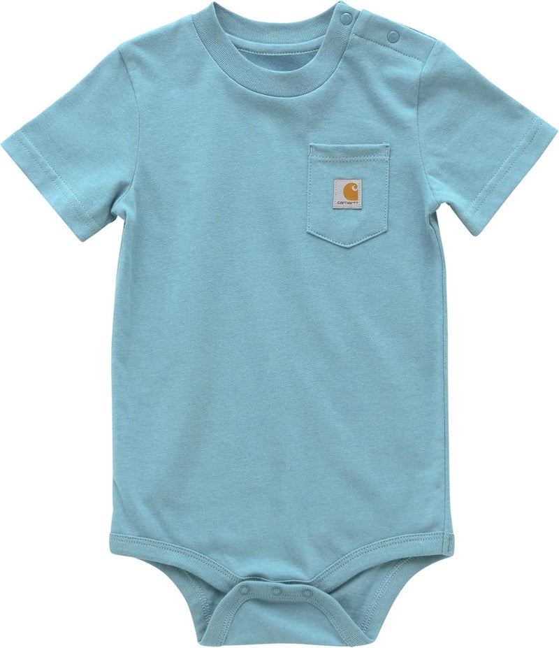 Carhartt Unisex Baby Short-sleeve Pocket Bodysuit Baby and Toddler T-Shirt Set - Image 1