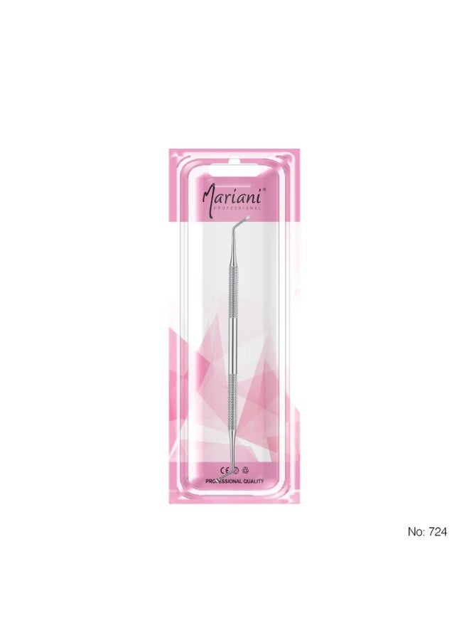 مارياني أداة دفع بشرة الأظافر الاحترافية المصنوعة من الفولاذ المقاوم للصدأ Mariani 724 قطعة واحدة - Image 1