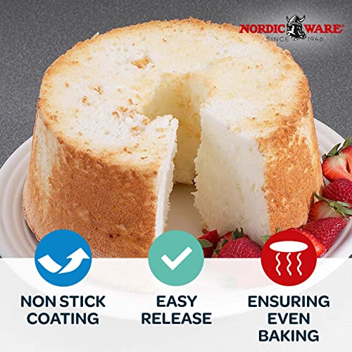Nordic Ware Naturals 2-Piece Angel Food Pan with Removable Cone - Image 4