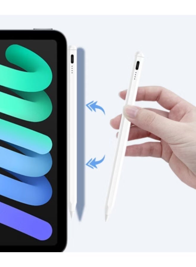 ستايلس قلم استايلس نشط لـ Apple Pencil و iPad – قلم سعوي Bluetooth للرسم الدقيق مع ميزة مقاومة الأخطاء وبدون جيروسكوب - Image 5