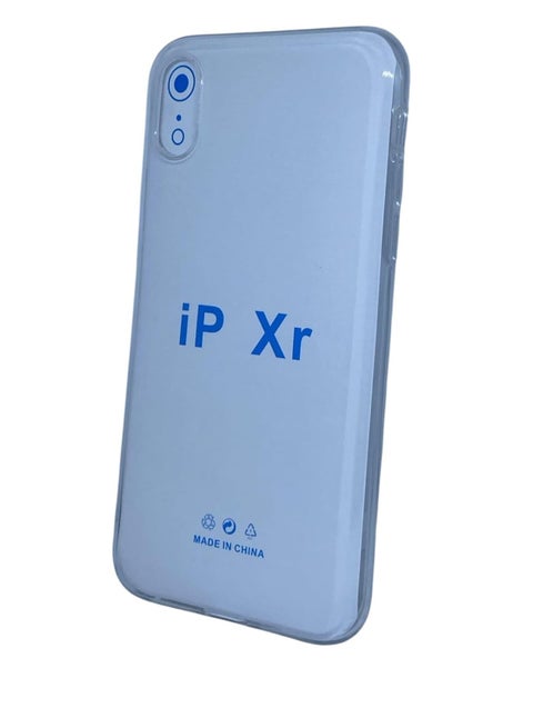 جراب شفاف لهاتف iPhone XR 6.1 بوصات ، غطاء ناعم رفيع ومرن من مادة TPU - لهاتف Apple iPhone XR - شفاف