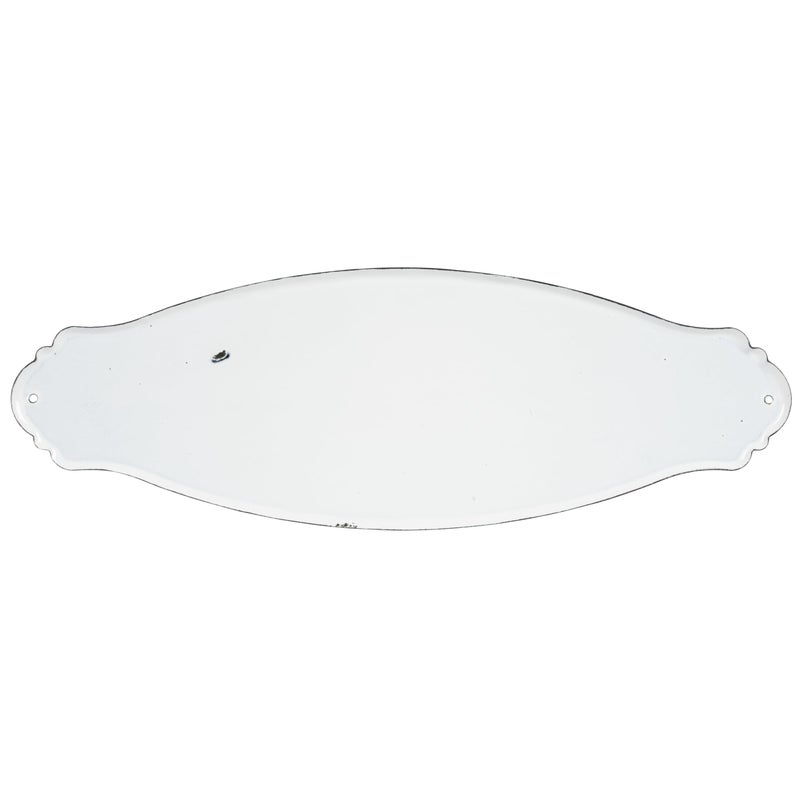 Creative Co-op White Decorative Metal Toilet Sign - Image 3