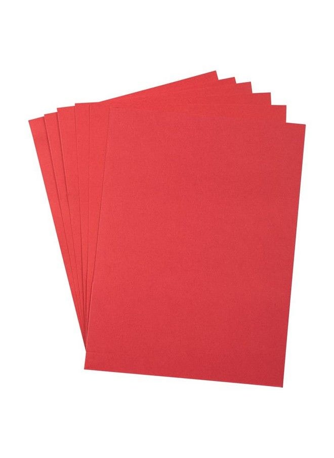 JAM Paper - Two Pocket Textured Linen Presentation Folders Letter Size Business Folder Red 6 Pack - Image 1