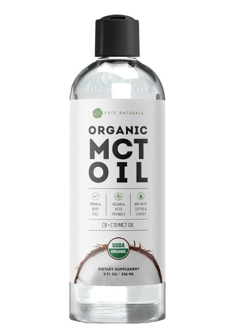 MCT Oil for Coffee 8oz, Organic, Unflavored 15 Servings