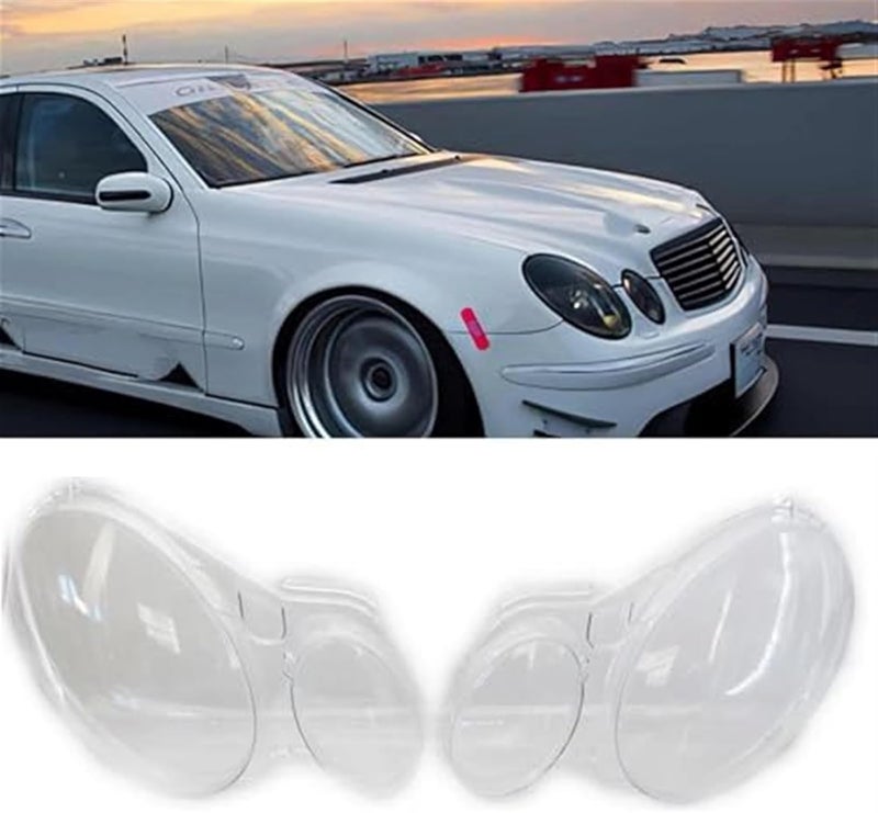 Vuzmode Headlight Lens Cover for Mercedes E Class W211 - Image 4