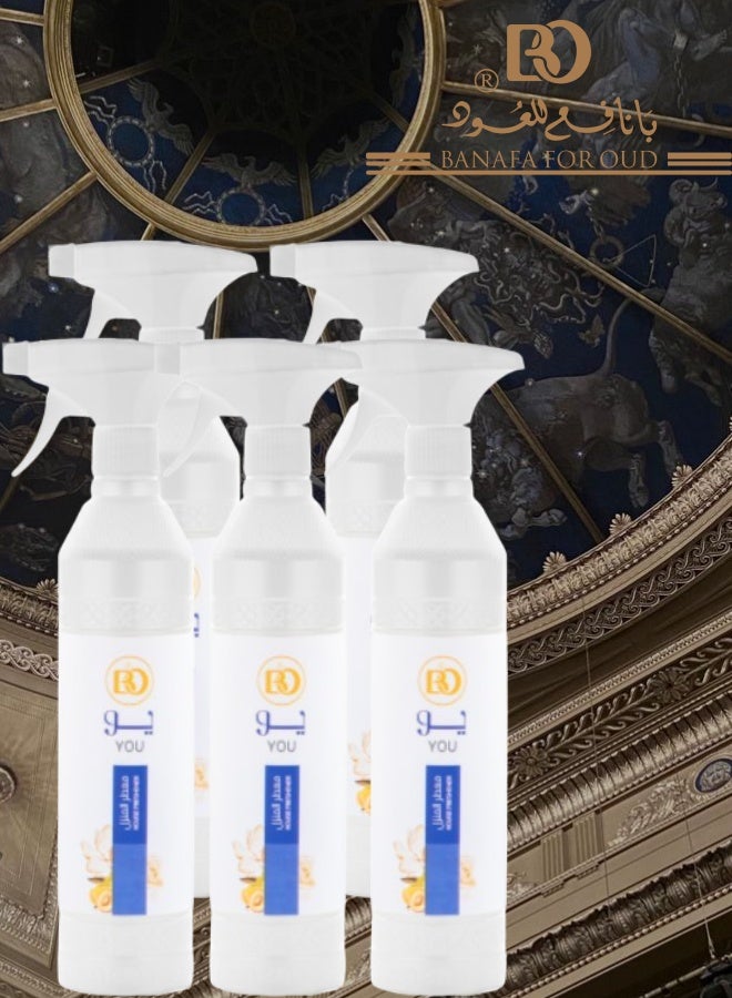 Banafa 5 Pieces You Air Freshener 500ML - Image 1