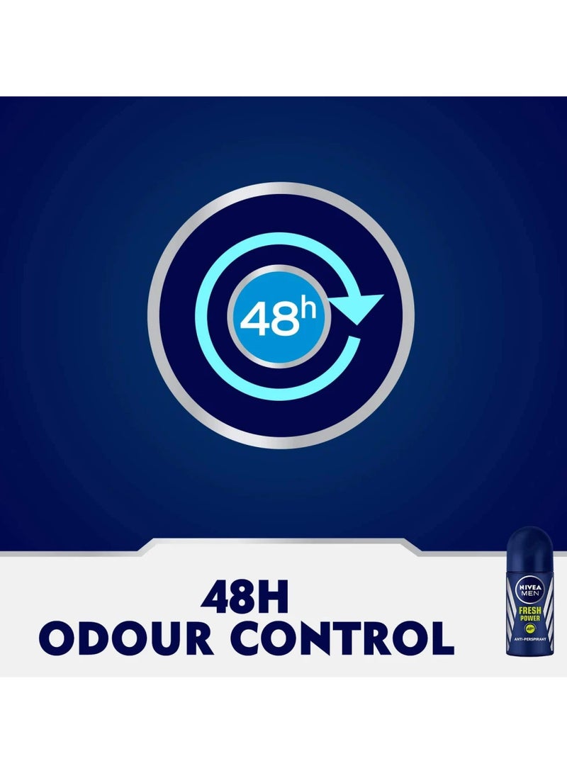 نيفيا مزيل العرق رول اون طاقة جديدة 50 مل - Image 4