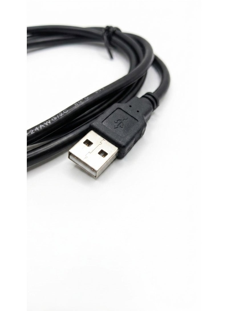 بلاتينيوم كابل شحن ونقل بيانات عالي السرعة، كابل USB AM/Mini5P بطول 1.5 متر - سلك مزامنة بيانات متين للكاميرات الرقمية، ومشغلات MP3، وأجهزة GPS، ومحركات الأقراص الصلبة الخارجية، وملحقات الكمبيوتر واللابتوب - Image 3