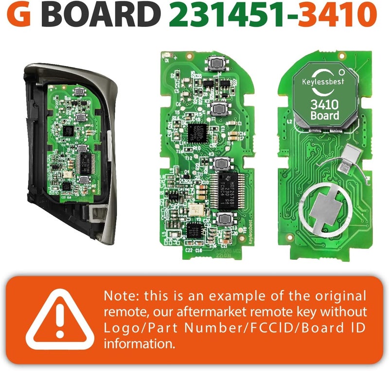 Keylessbest Car Key Fob Remote Keyless Entry Control HYQ14FBZ 315MHz 4 Button Replacement for Lexus Models - Image 4