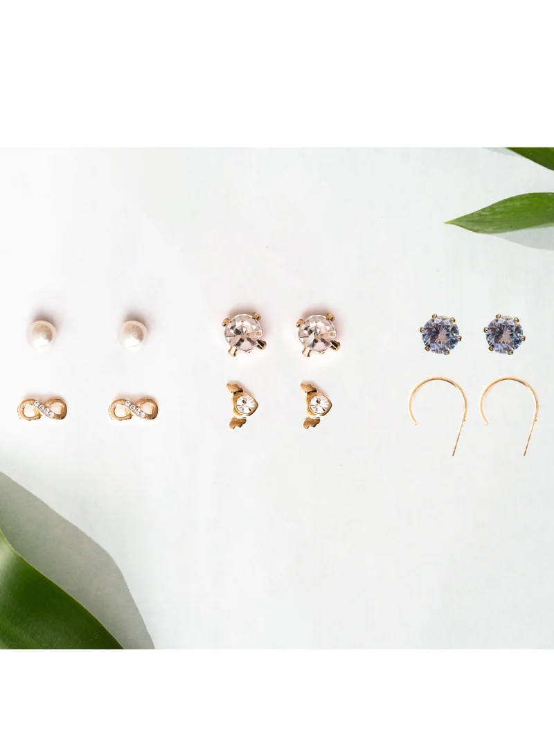 AMICA Pack of 6 Earrings