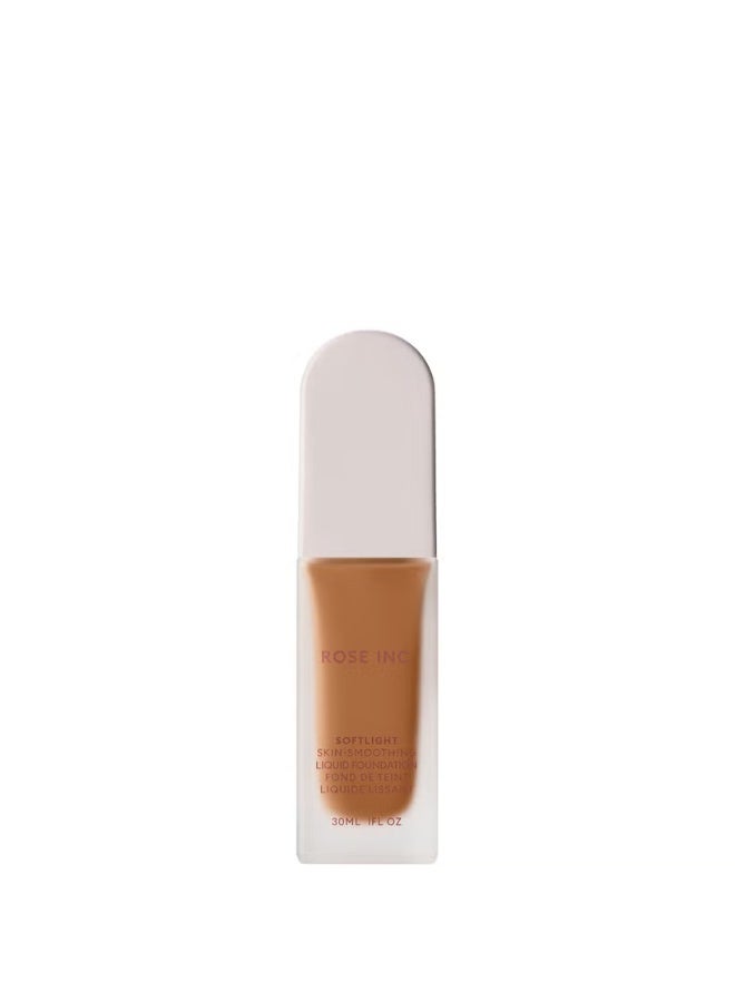 روز انك كريم أساس سائل ناعم ومنعم للبشرة من ROSE INC - 24W متوسط ​​إلى عميق دافئ - Image 1