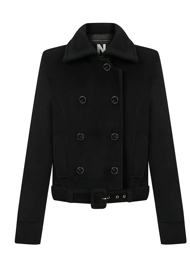 Nocturne Padded Shirt Collar Coat