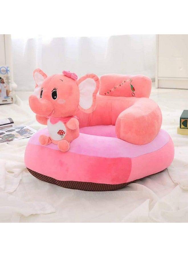 AVSHUB Baby Sofa Seat Or Rocking Chair for Kids 0 to 3 Years Soft Plush Cushion Supporting Training Seat Playing Sofa Chair for Kids Baby Boy Girl (Pink Elephant Shape) - Image 3