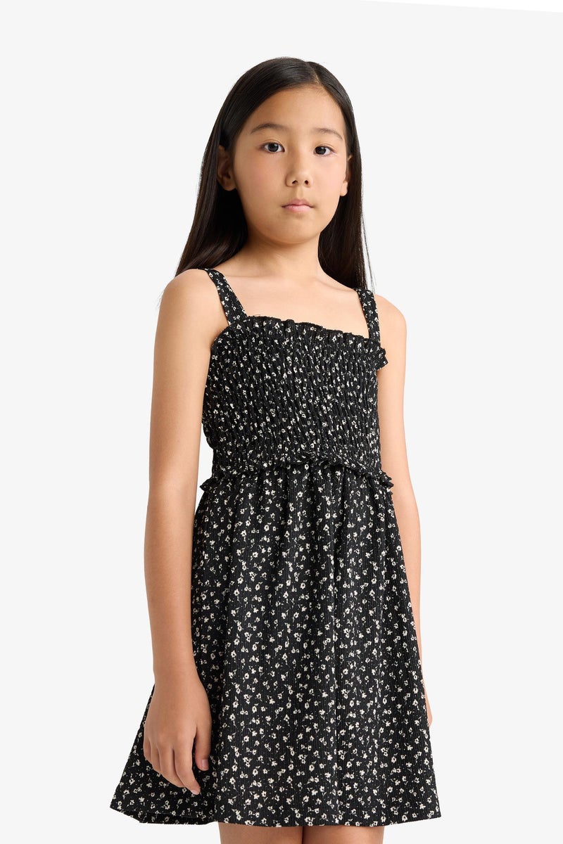 ديفاكتو فستان محبوك بدون أكمام بقصة عادية للبنات - Image 5