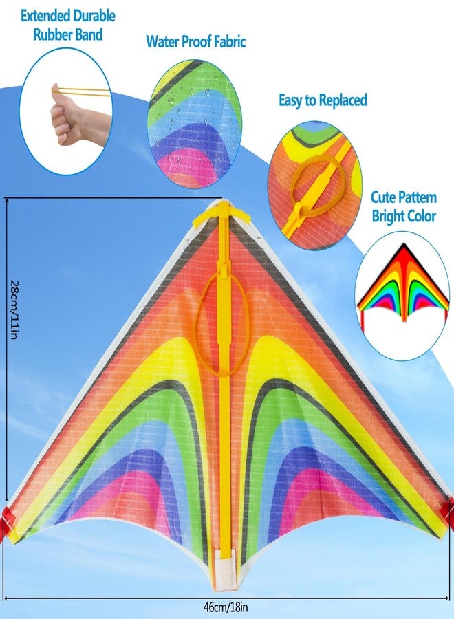 Hymaz 6 Pcs Mini Kites for Kids Ages 3-5 4-8 8-12, Finger Launcher Kite Easy to Fly Yard Beach Outdoor Toys, Kids Kites Bulk Glider Kite for Boys Girls Birthday Party Favors Gift - Image 4