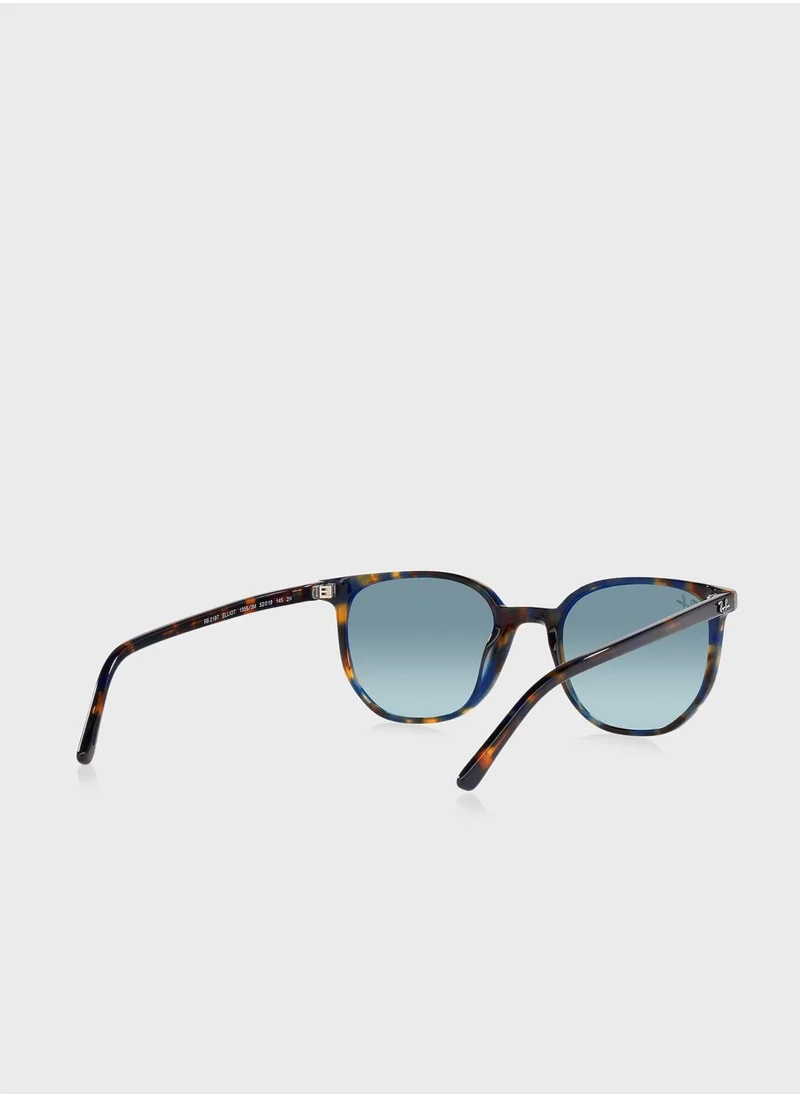 Ray-Ban 0Rb2197 Elliot Square Sunglasses