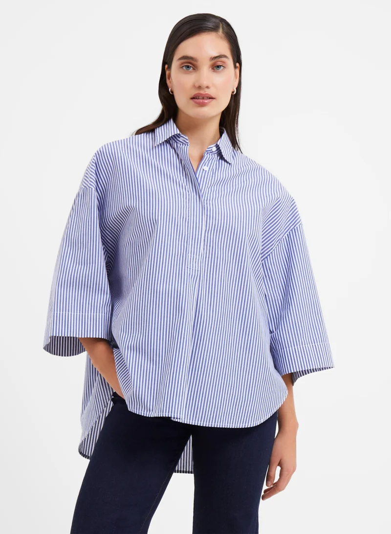 French Connection Rhodes Pop Striped Shirt