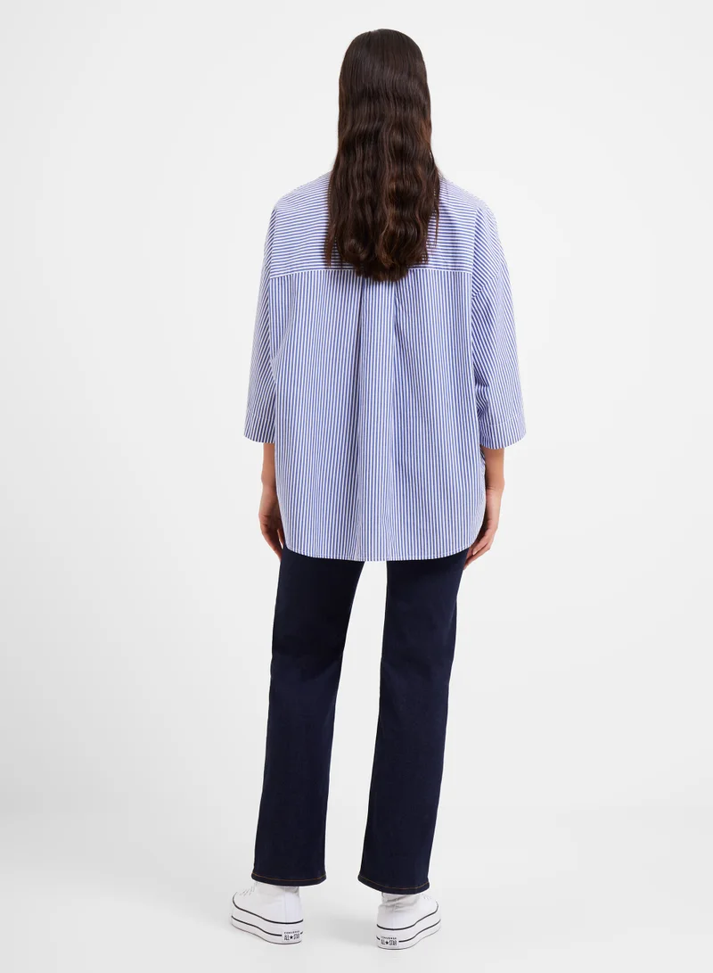 French Connection Rhodes Pop Striped Shirt